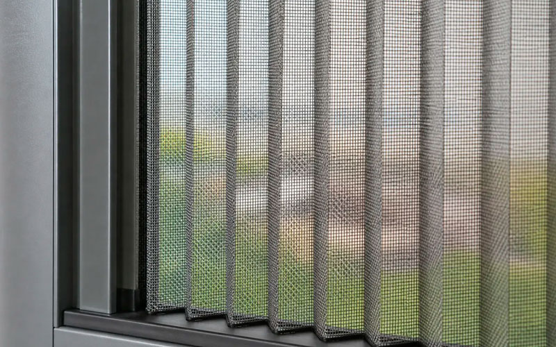 Pleated Mosquito Mesh